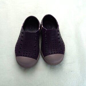 Kids Native Shoes Jefferson Purple Slip-On Sneakers‎ Size C6